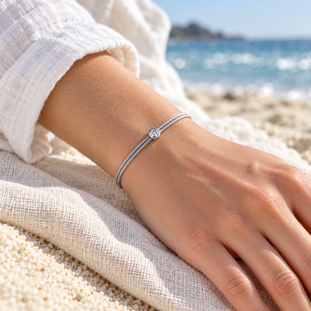Cuty Lab Diamant Armband "bordeaux"
