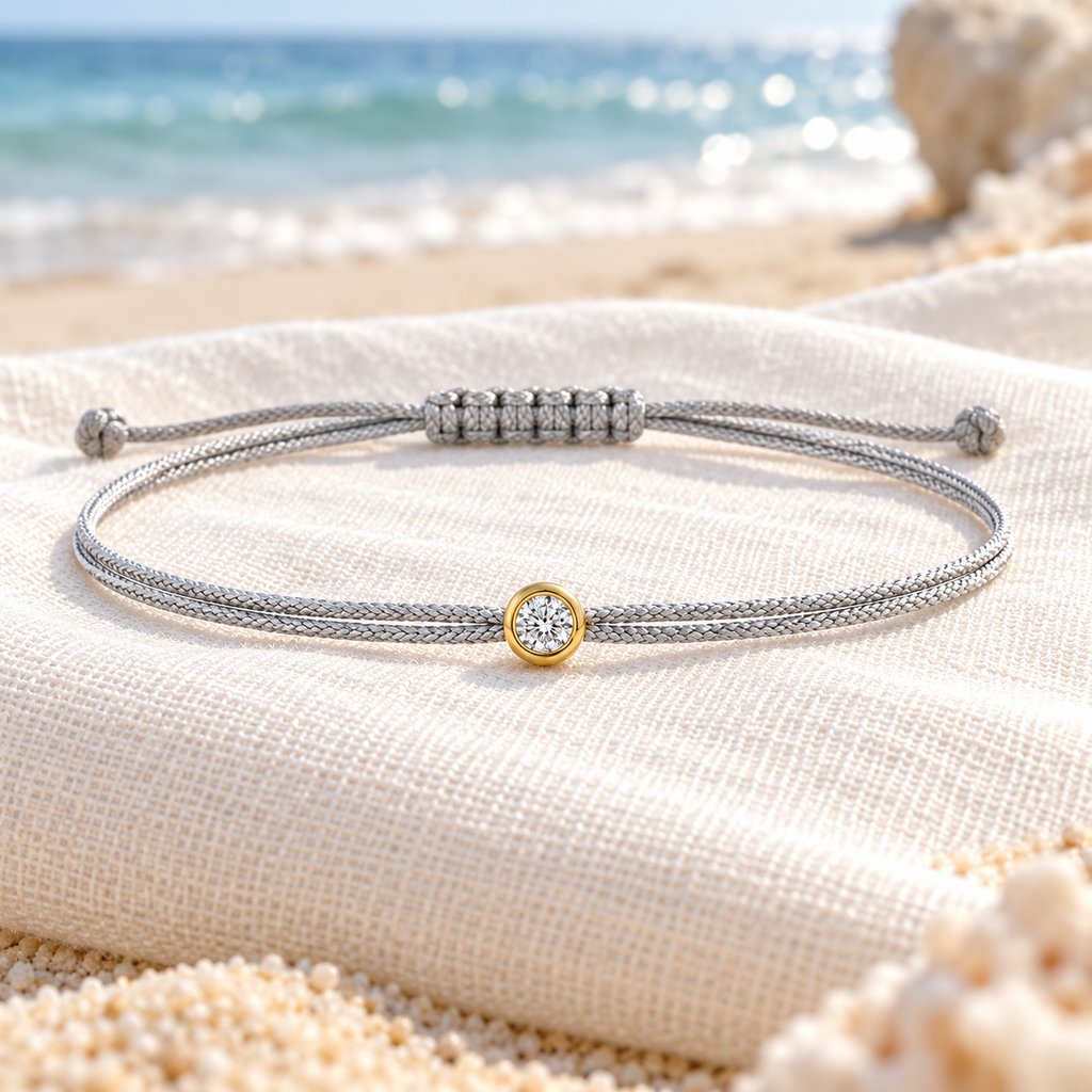 Cuty Lab Diamant Armband "bordeaux"