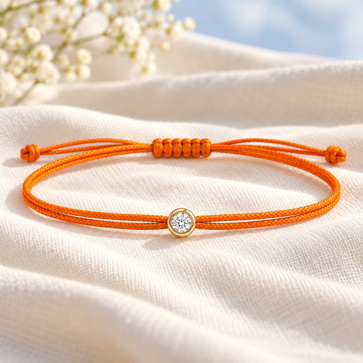 Cuty Lab Diamant Armband "orange"