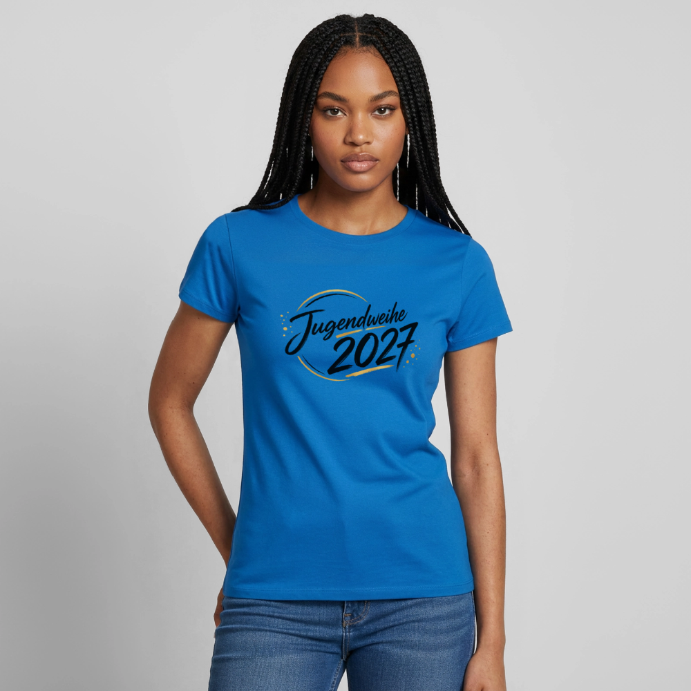 Frauen T-Shirt "Jahreslogo 2027" - Royalblau