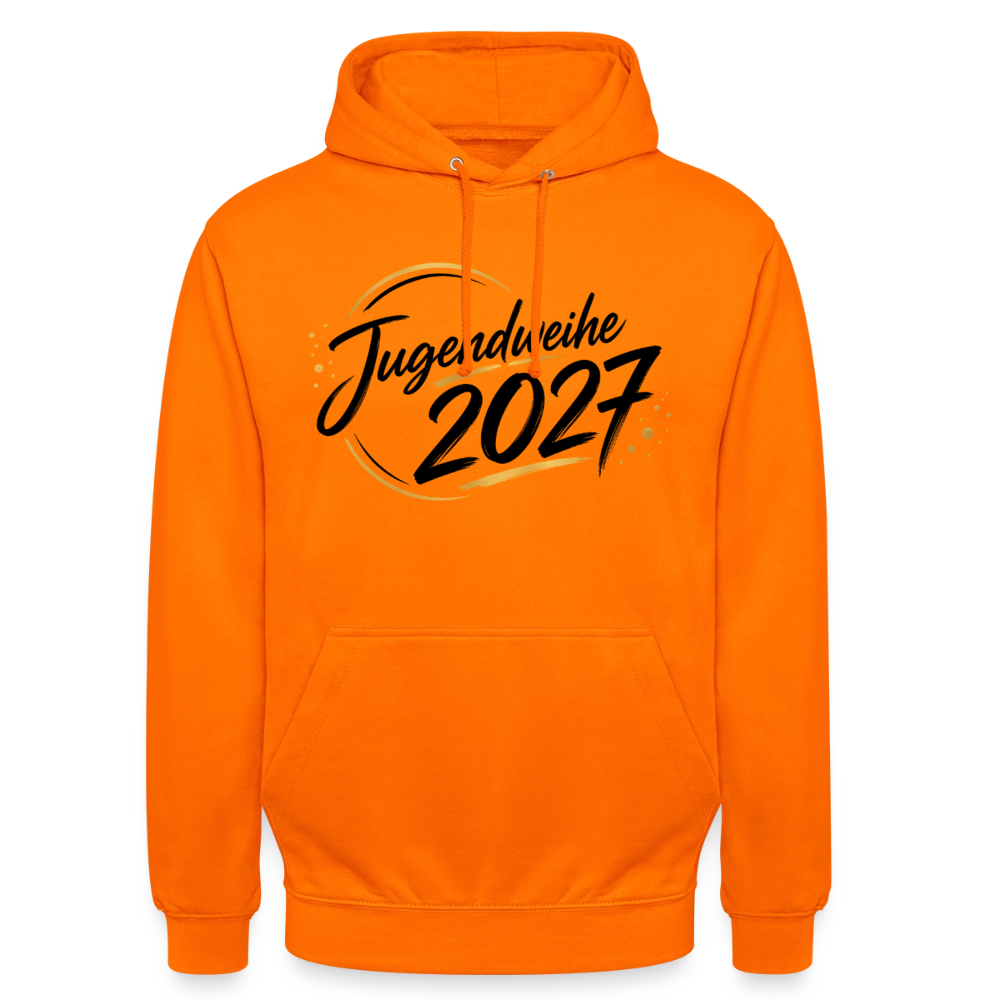Unisex Hoodie "Jahreslogo 2027" - Orange