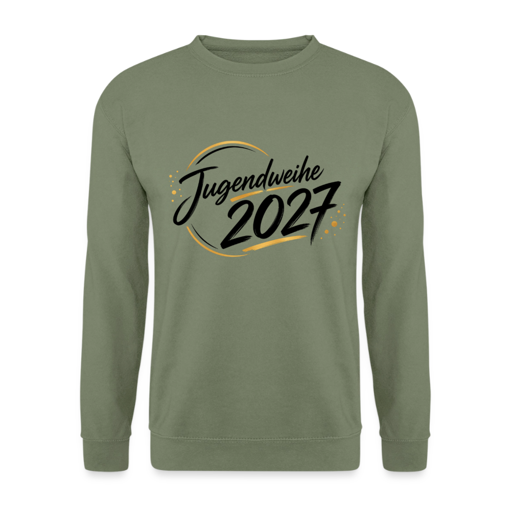 Unisex Pullover " Jahreslogo 2027" - Armeegrün