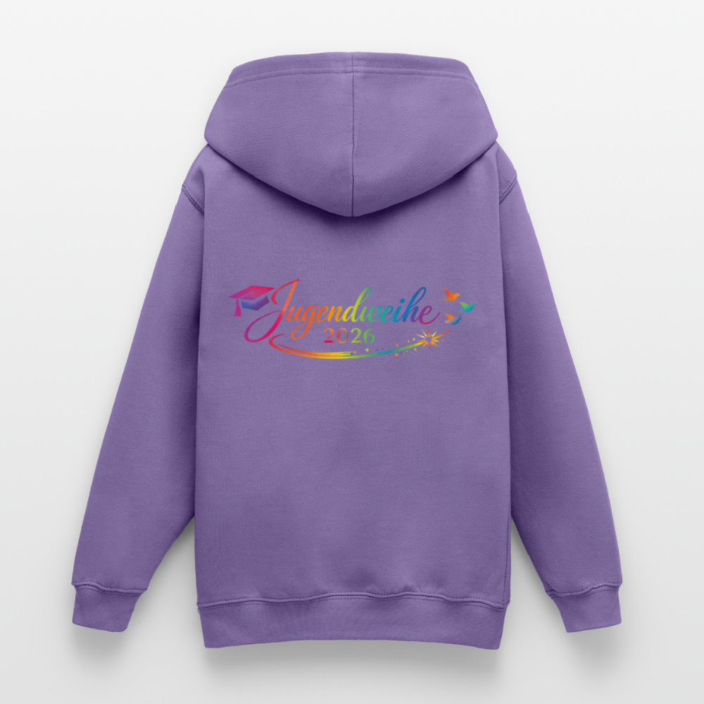 Teenager Hoodie "Jahreslogo 2026" - Lavendel