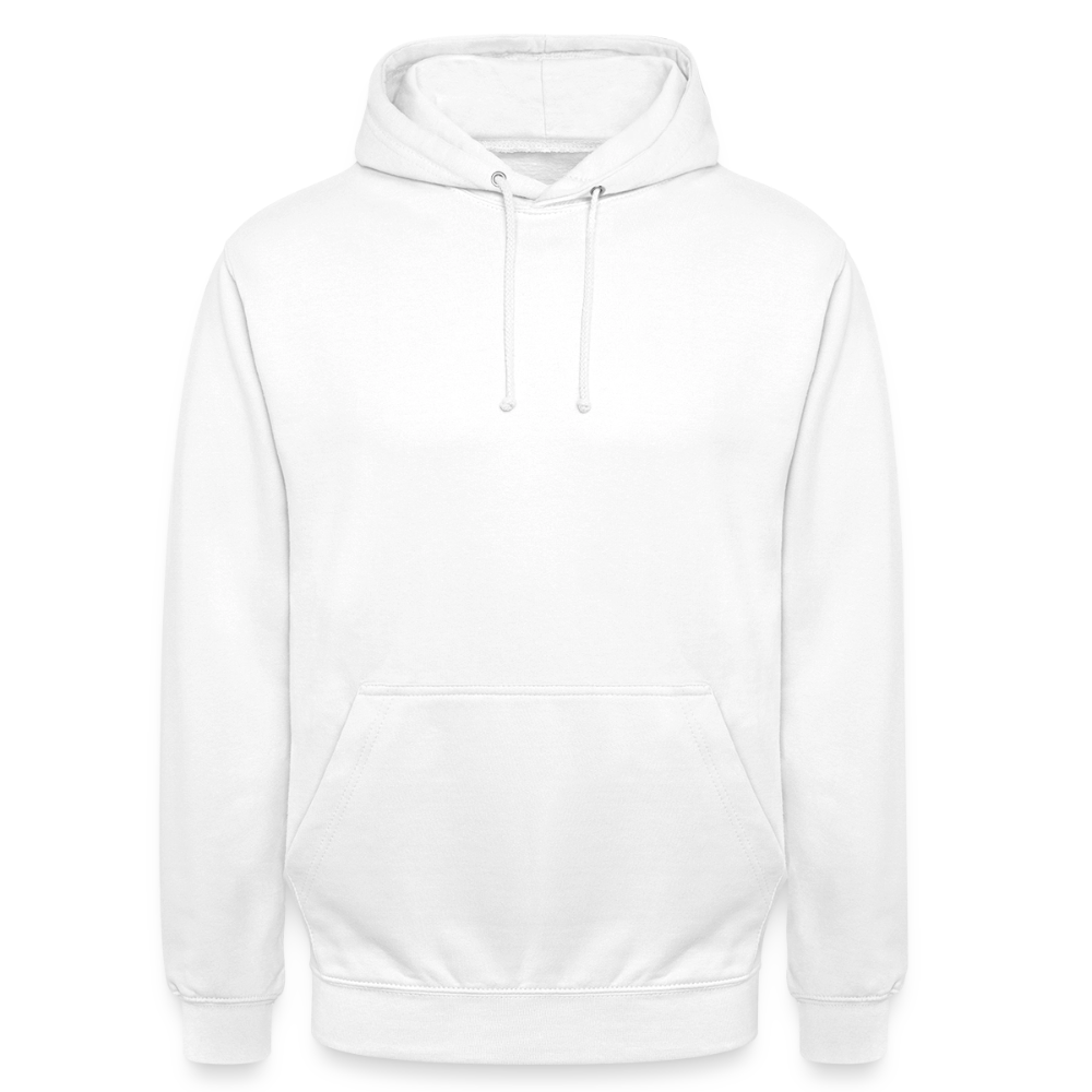 Unisex Hoodie "fast Erwachsen pink" - Weiß