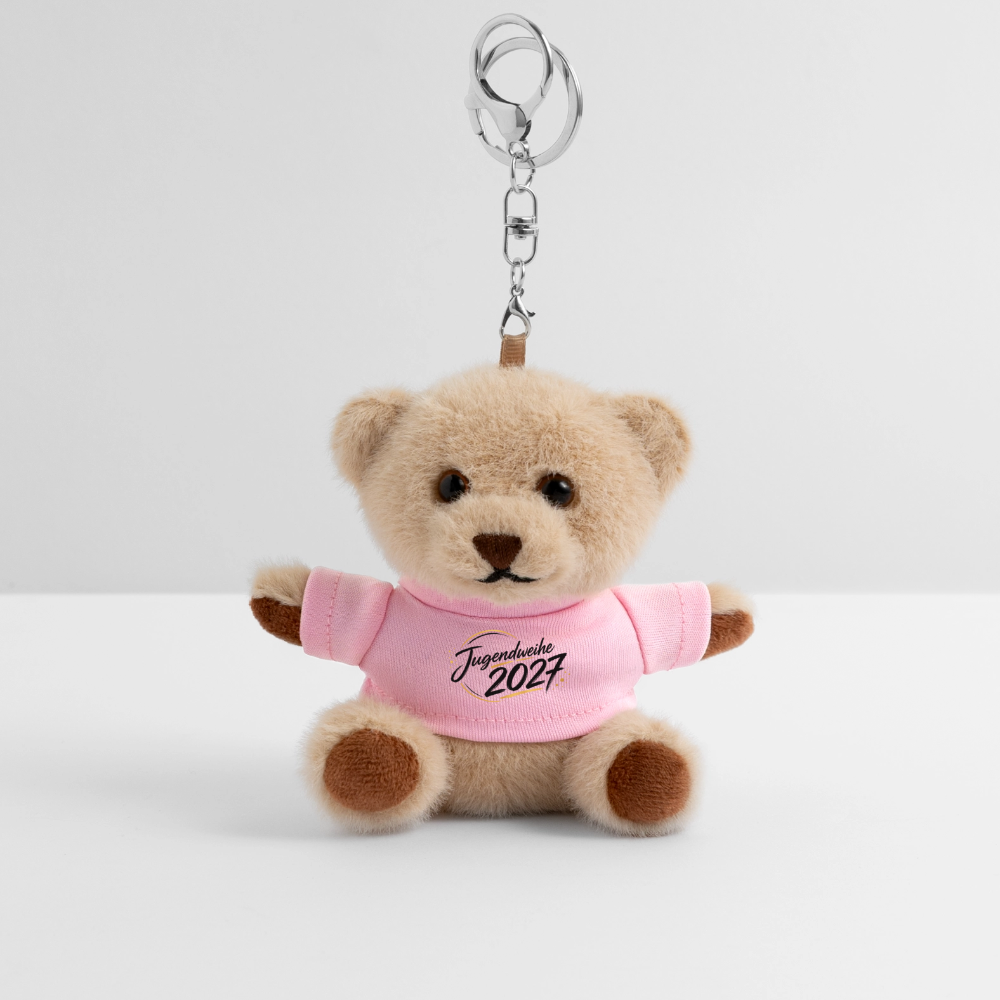 Teddy Schlüsselanhänger " Jahreslogo 2027" - Rosa