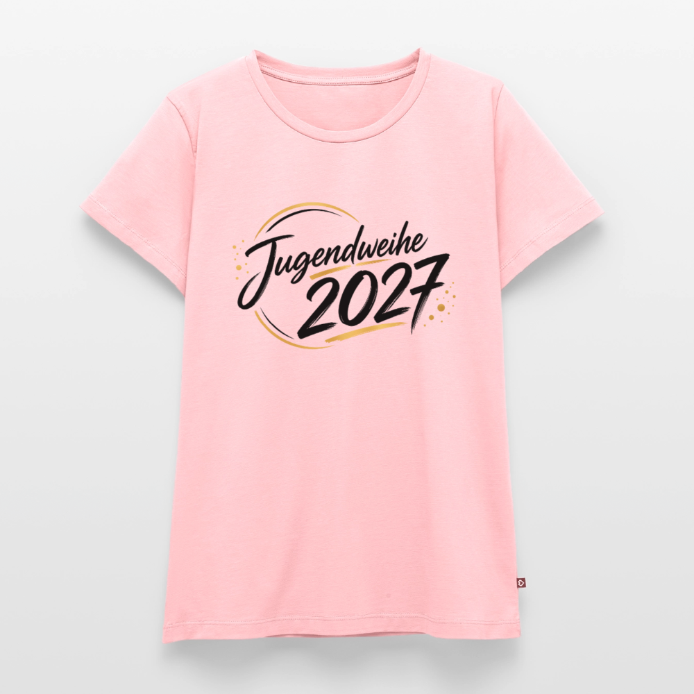 Frauen Premium T-Shirt nachhaltig "Jahreslogo 2027" - Rosa