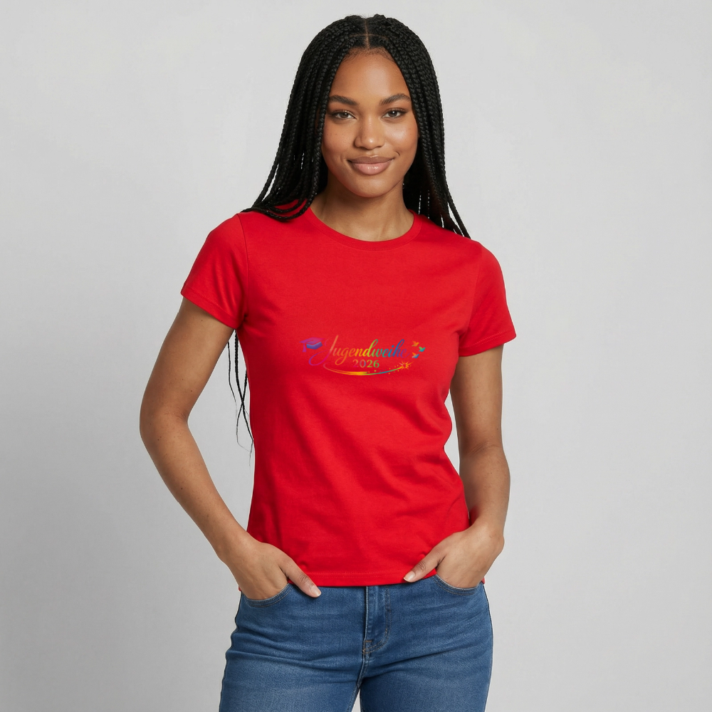 Frauen T-Shirt "Jahreslogo 2026" - Rot