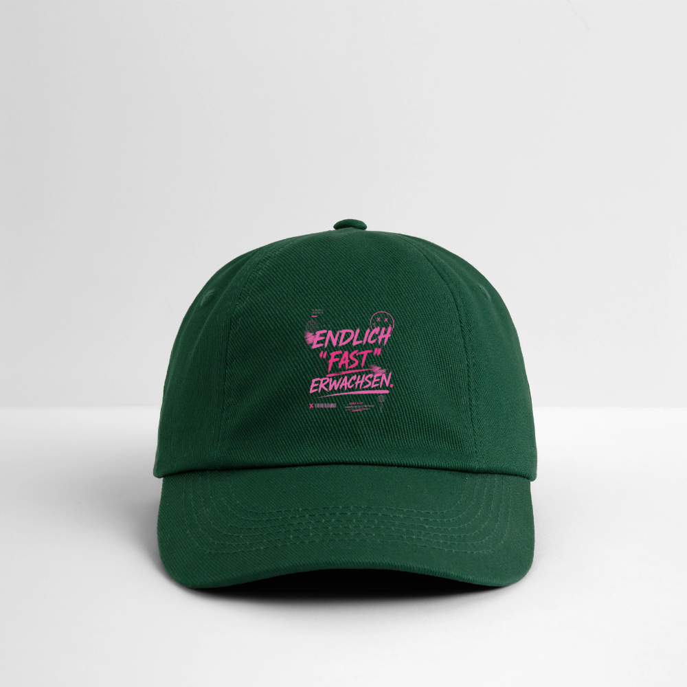Baseballkappe "fast Erwachsen pink" - Flaschengrün