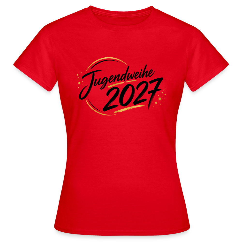 Frauen T-Shirt "Jahreslogo 2027" - Rot