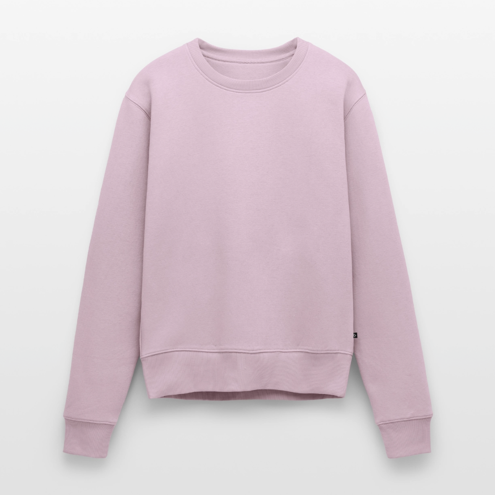 Frauen Premium Pullover " fast Erwachsen pink" - Altrosa