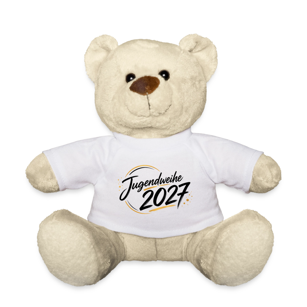 Teddy mit Jahreslogo 2027 - Weiß