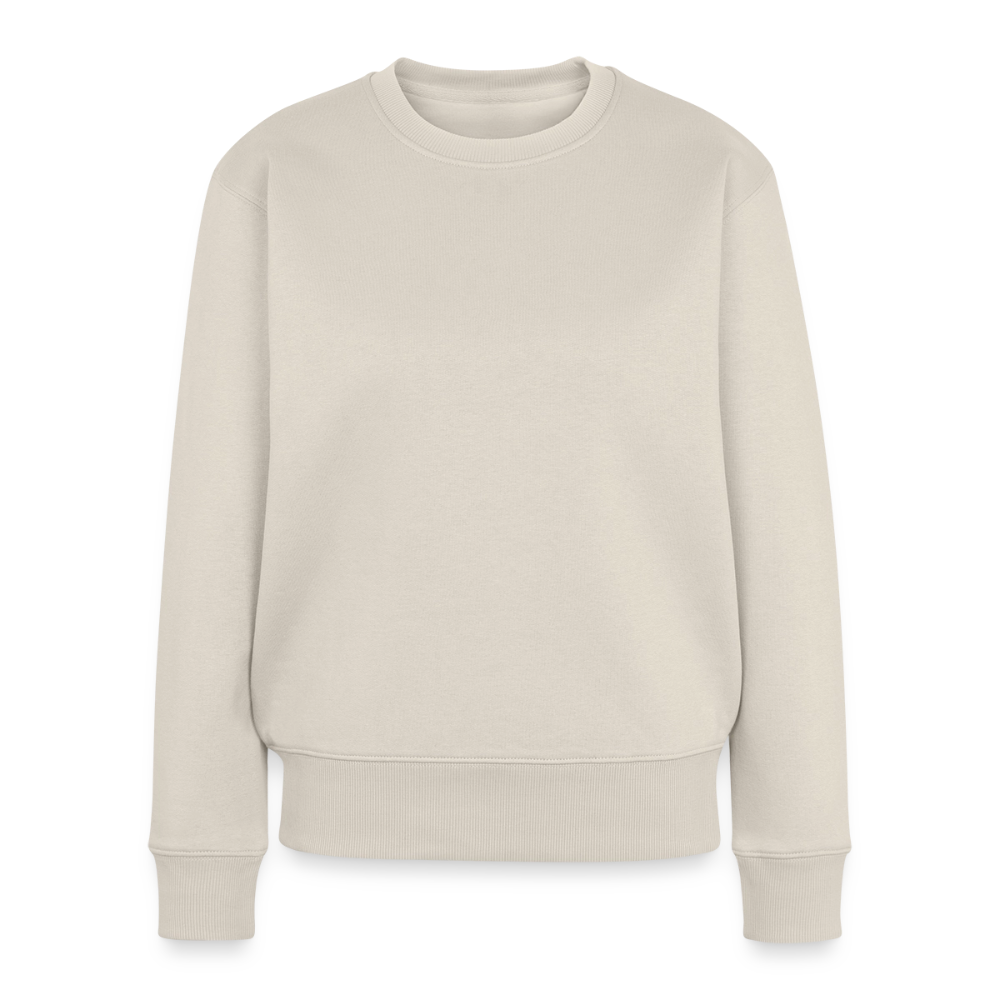 Frauen Premium Pullover " fast Erwachsen pink" - Beige