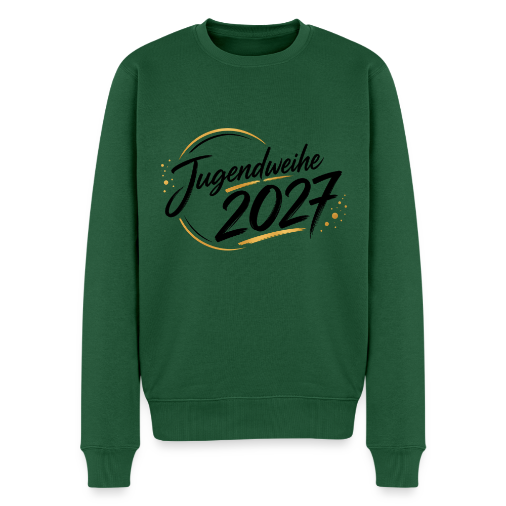 Männer Premium Pullover " Jahreslogo 2027" - Flaschengrün