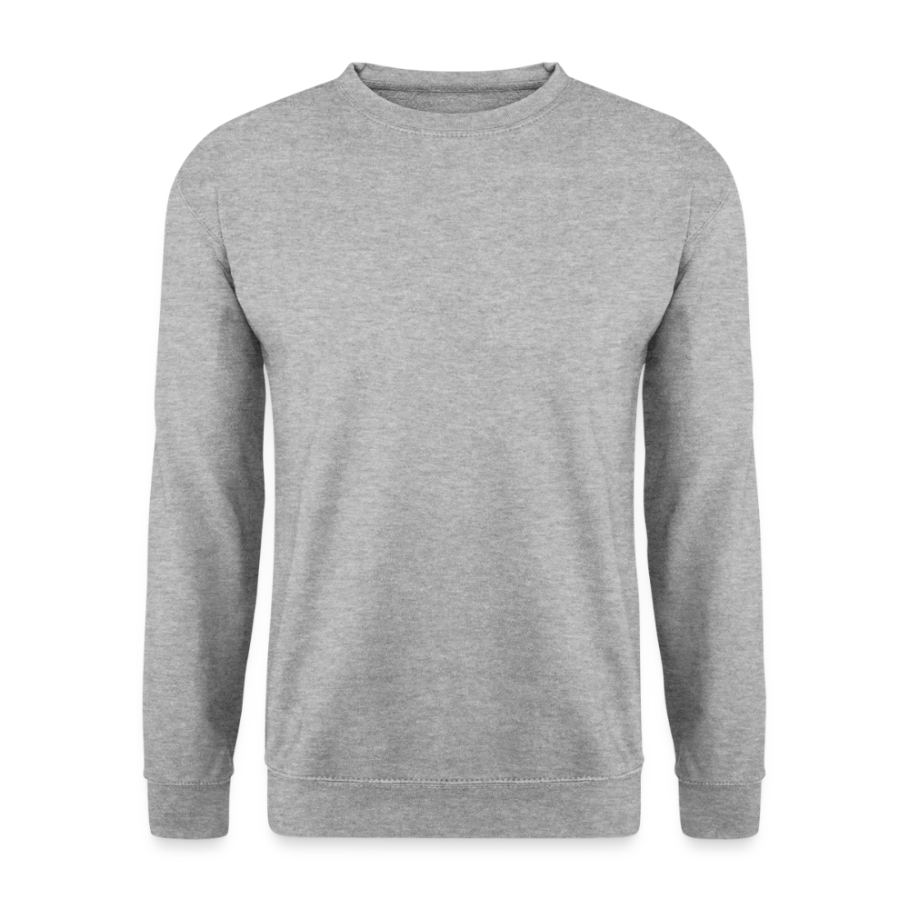 Unisex Pullover " fast Erwachsen pink" - Weißgrau meliert