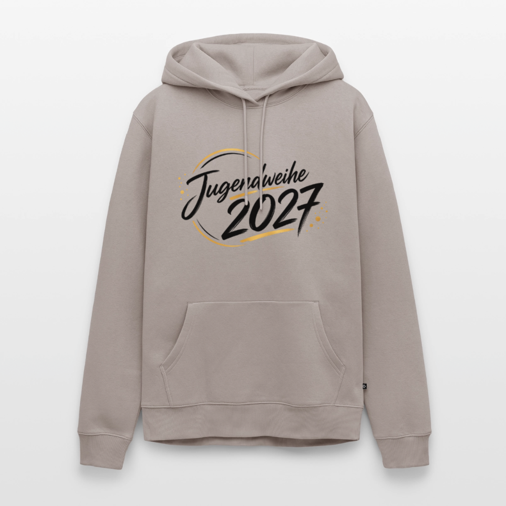 Männer Premium Hoodie "Jahreslogo 2027" - Taupe