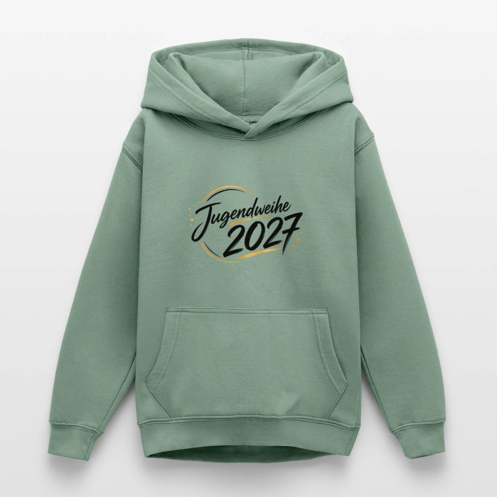 Teenager Hoodie "Jahreslogo 2027" - Graugrün
