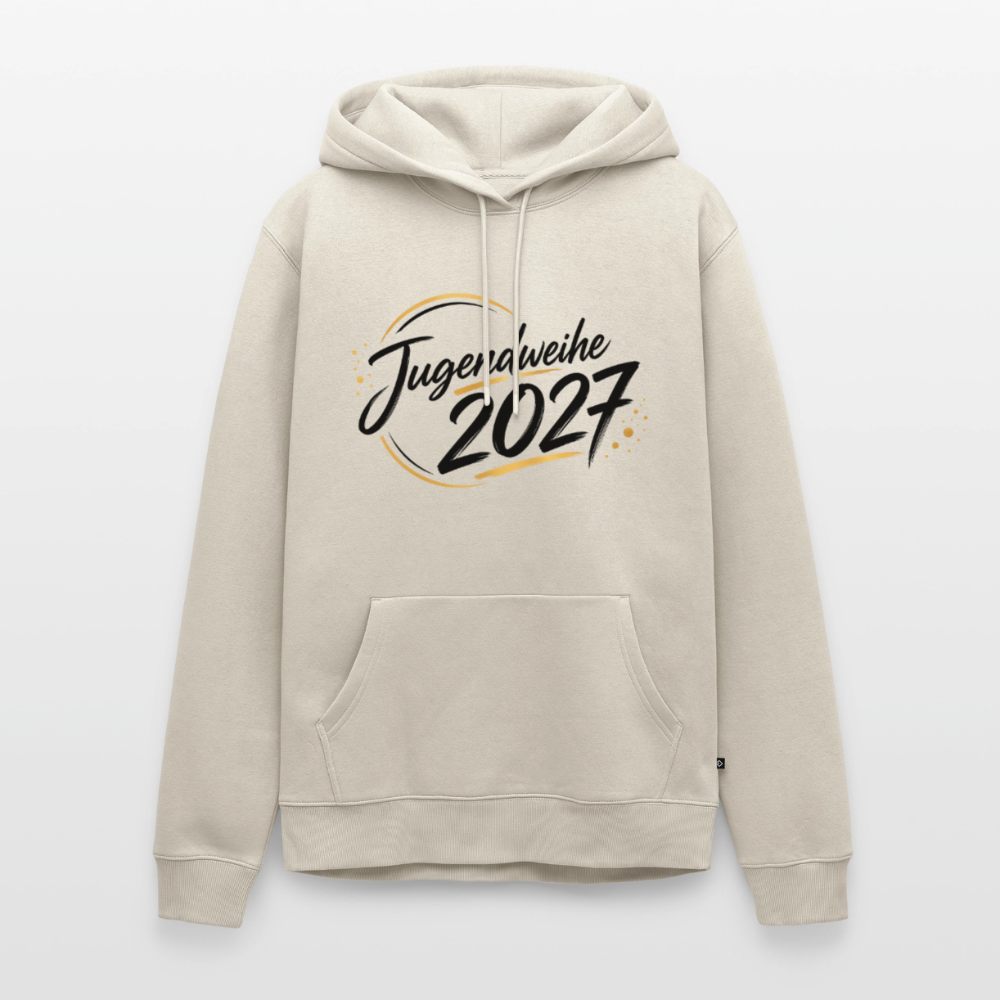 Männer Premium Hoodie "Jahreslogo 2027" - Beige