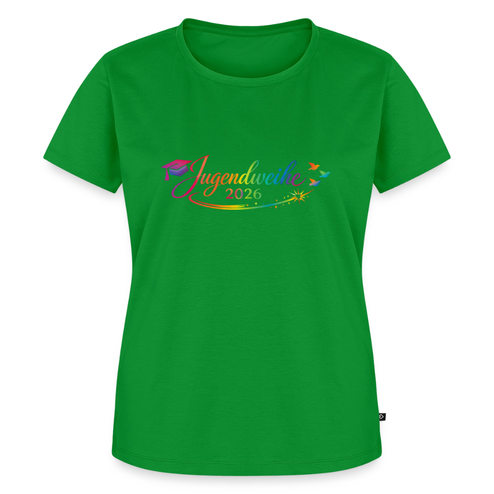 Frauen Premium T-Shirt nachhaltig "Jahreslogo 2026" - Grün