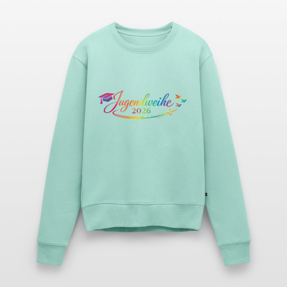 Frauen Premium Pullover " Jahreslogo 2026" - Mint 