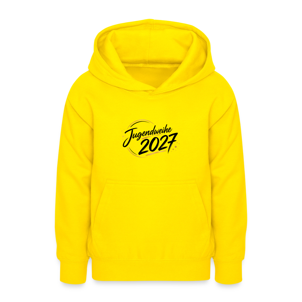 Teenager Hoodie "Jahreslogo 2027" - Gelb