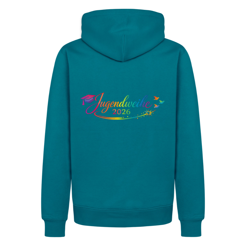 Männer Premium Hoodie "Jahreslogo 2026" - Petrol