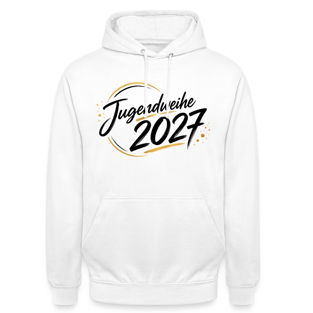 Unisex Hoodie "Jahreslogo 2027" - Weiß