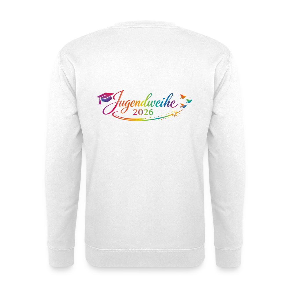 Unisex Pullover " Jahreslogo 2026" - Weiß
