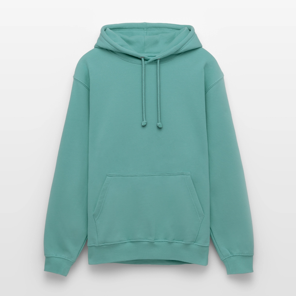 Unisex Hoodie "fast Erwachsen pink" - Pastelltürkis