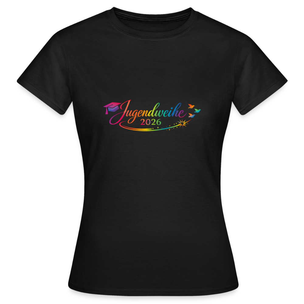 Frauen T-Shirt "Jahreslogo 2026" - Schwarz