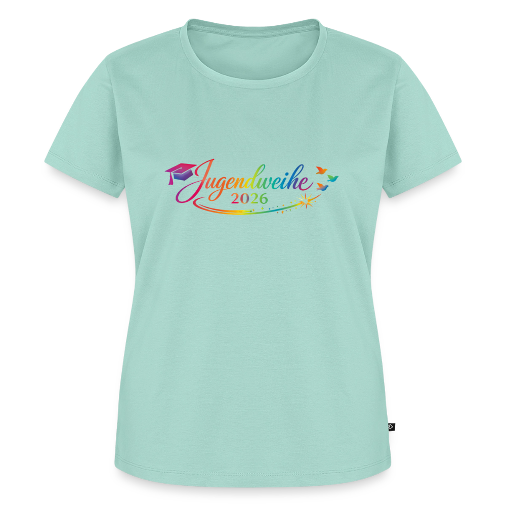 Frauen Premium T-Shirt nachhaltig "Jahreslogo 2026" - Mint 