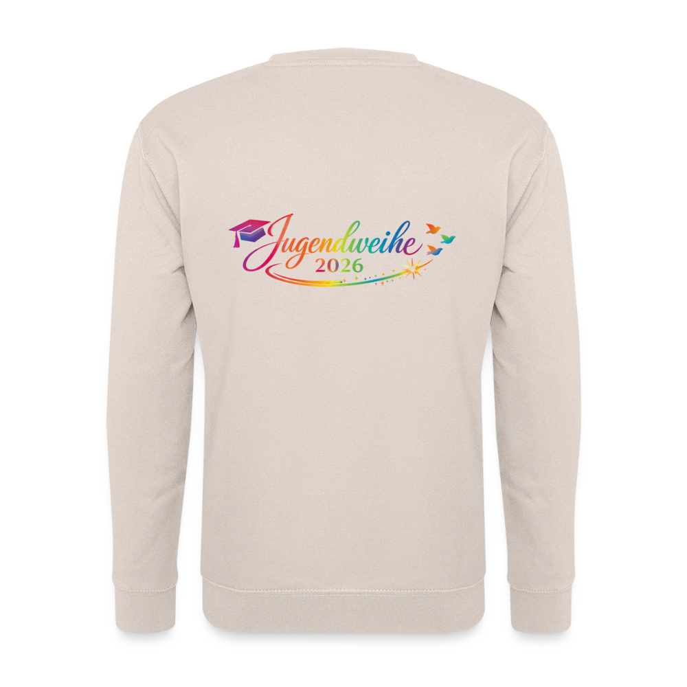 Unisex Pullover " Jahreslogo 2026" - Sand