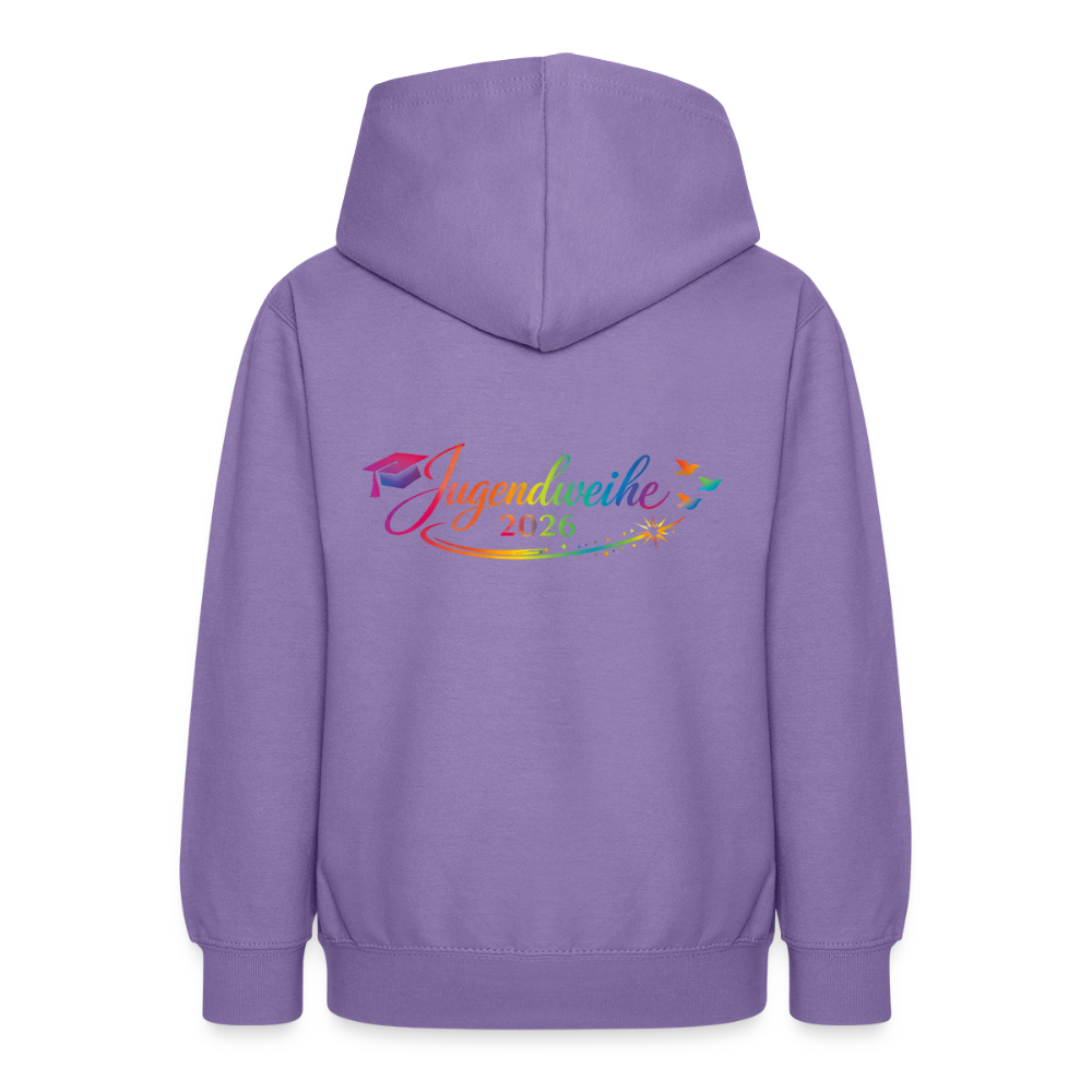 Teenager Hoodie "Jahreslogo 2026" - Lavendel