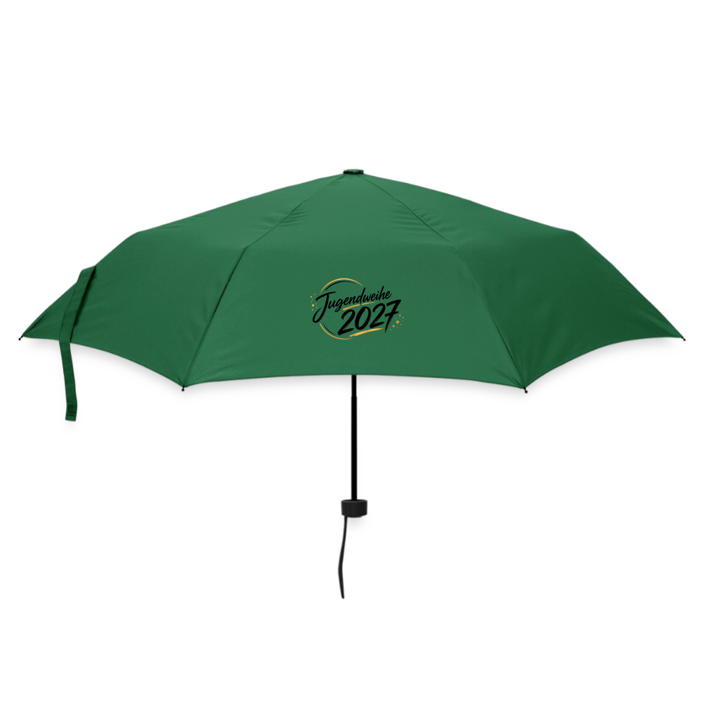 Regenschirm (klein) "Jahreslogo 2027" - Flaschengrün