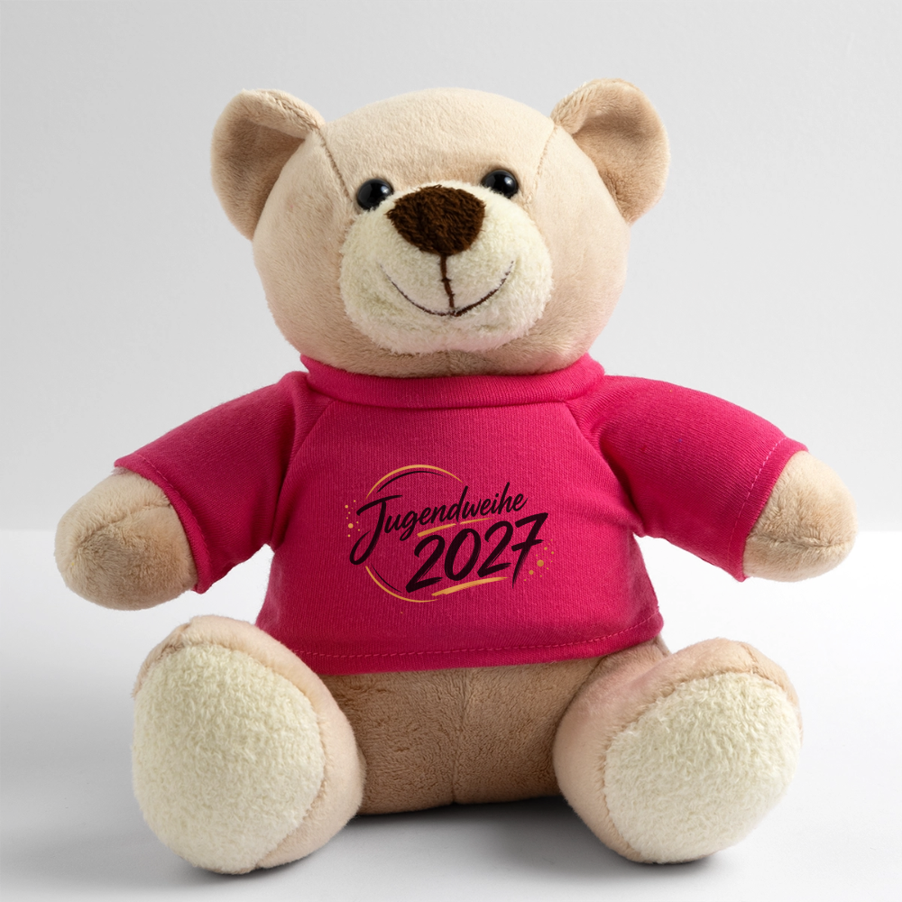 Teddy mit Jahreslogo 2027 - Pink