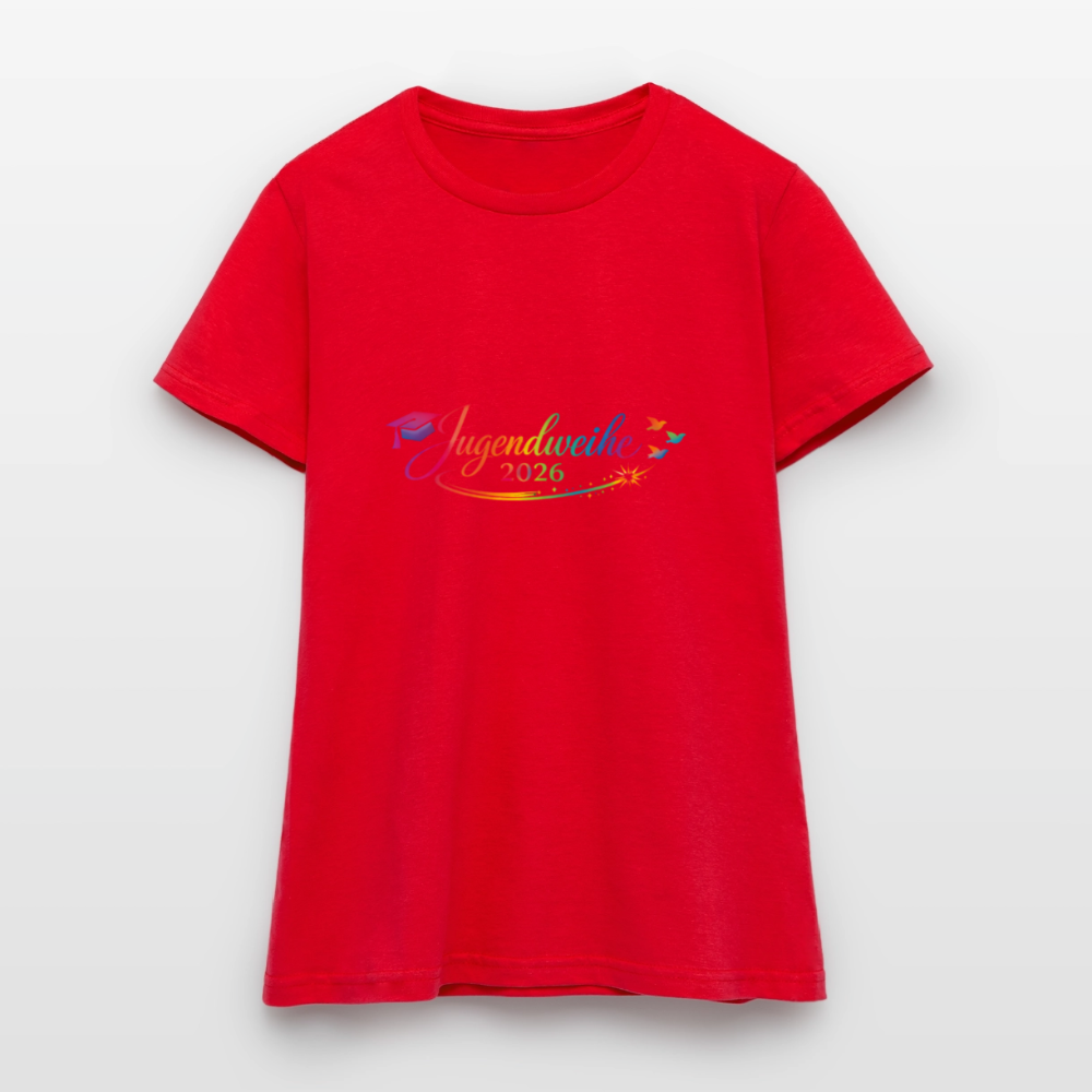 Frauen T-Shirt "Jahreslogo 2026" - Rot