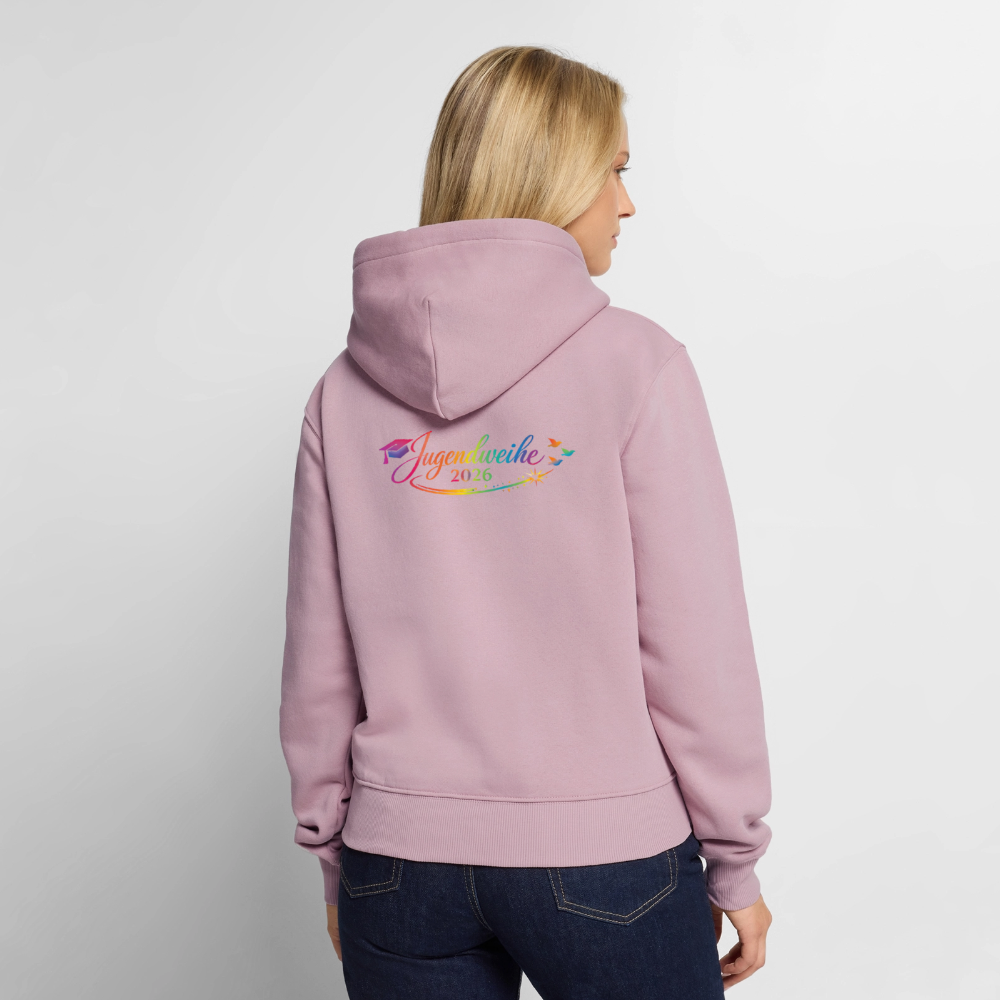 Frauen Premium Hoodie "Jahreslogo 2026" - Altrosa
