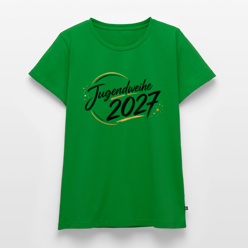 Frauen Premium T-Shirt nachhaltig "Jahreslogo 2027" - Grün