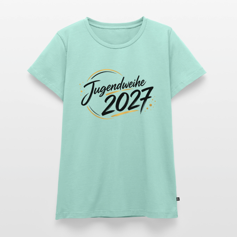 Frauen Premium T-Shirt nachhaltig "Jahreslogo 2027" - Mint 