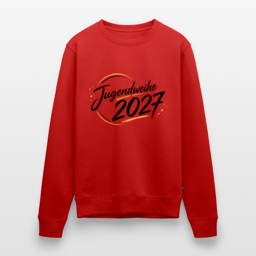 Männer Premium Pullover " Jahreslogo 2027" - Rot