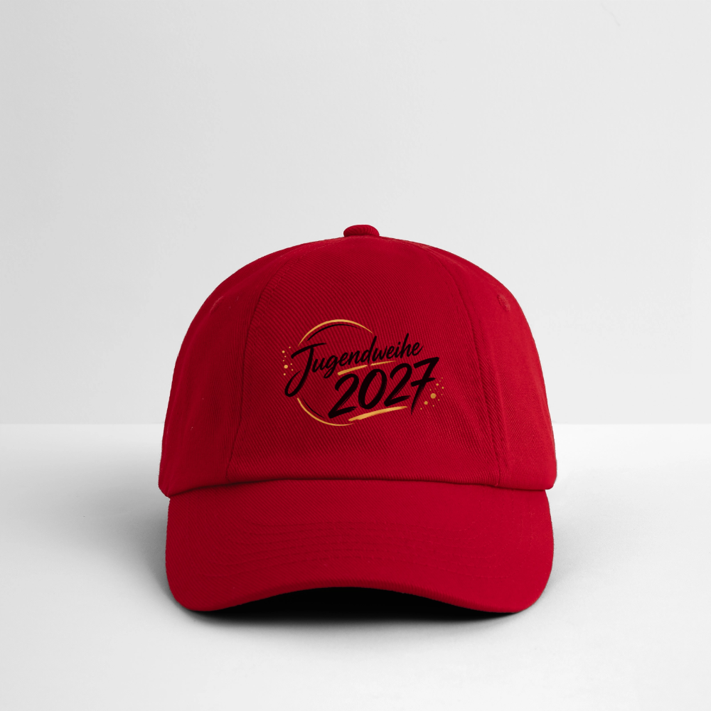 Baseballkappe "Jahreslogo 2027" - klassisch Rot