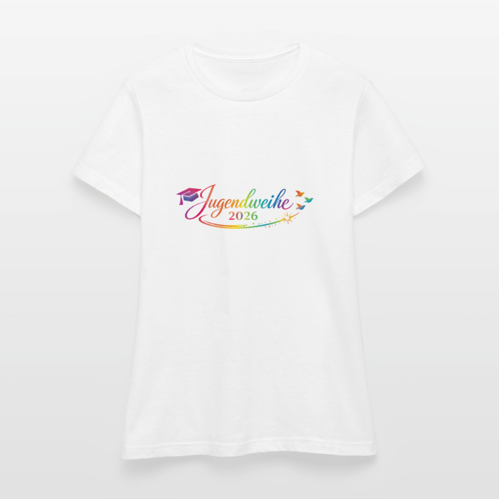 Frauen T-Shirt "Jahreslogo 2026" - Weiß