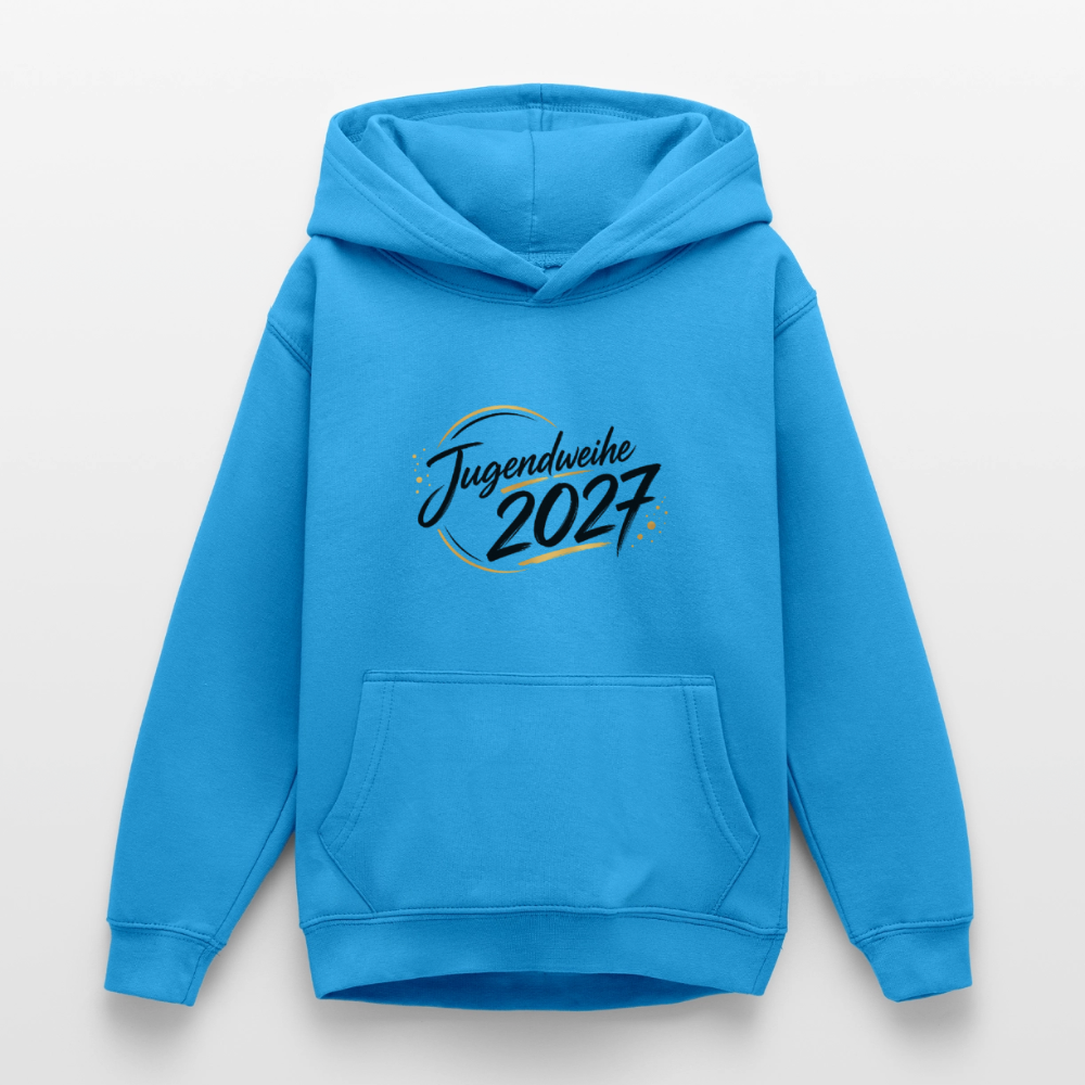 Teenager Hoodie "Jahreslogo 2027" - Meeresblau