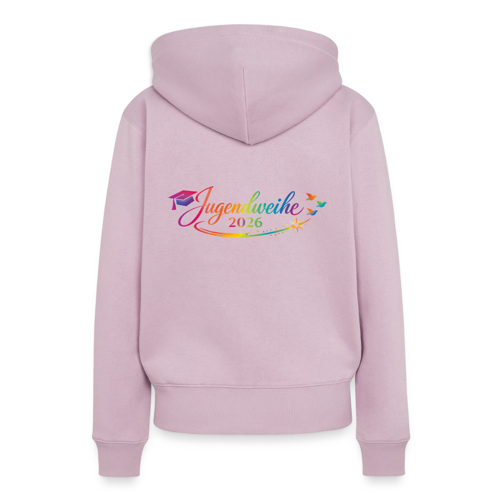 Frauen Premium Hoodie "Jahreslogo 2026" - Altrosa