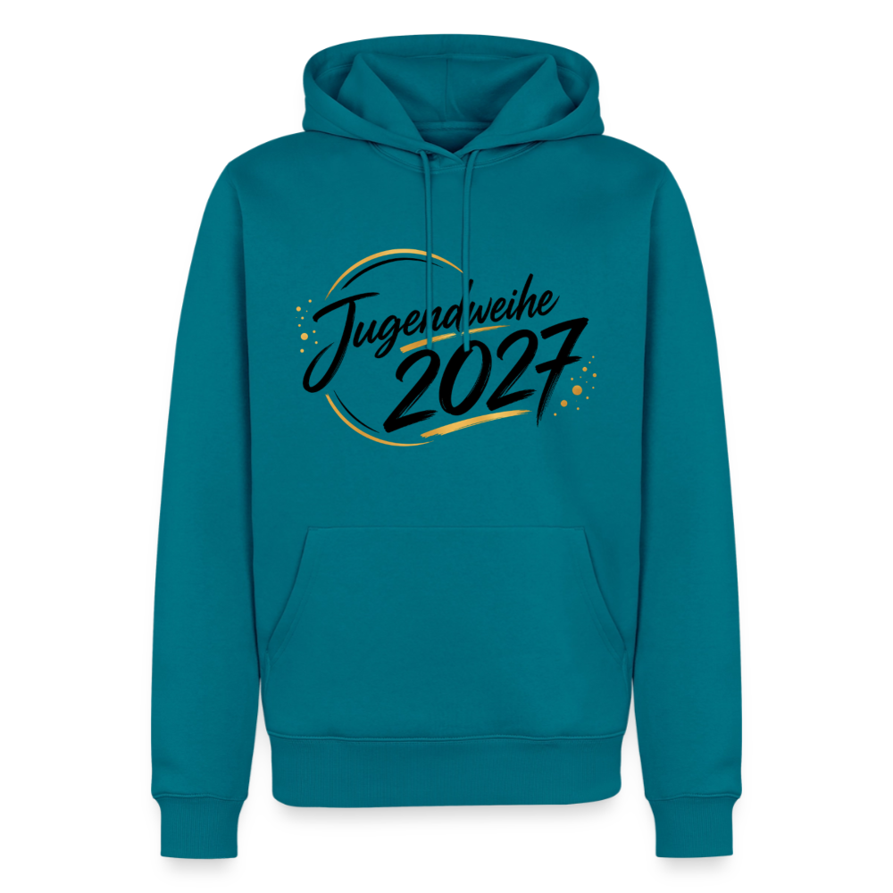 Männer Premium Hoodie "Jahreslogo 2027" - Petrol