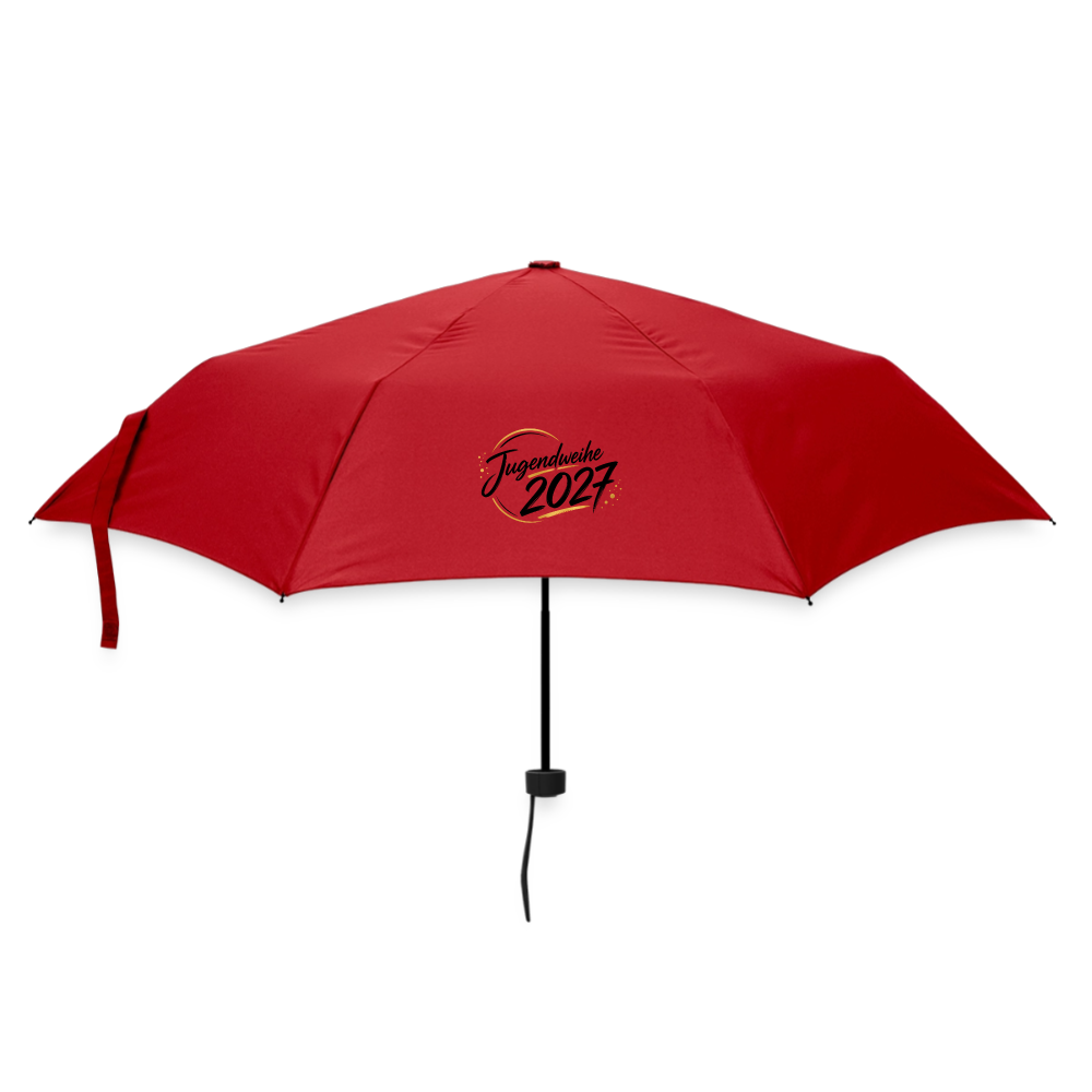 Regenschirm (klein) "Jahreslogo 2027" - Rot