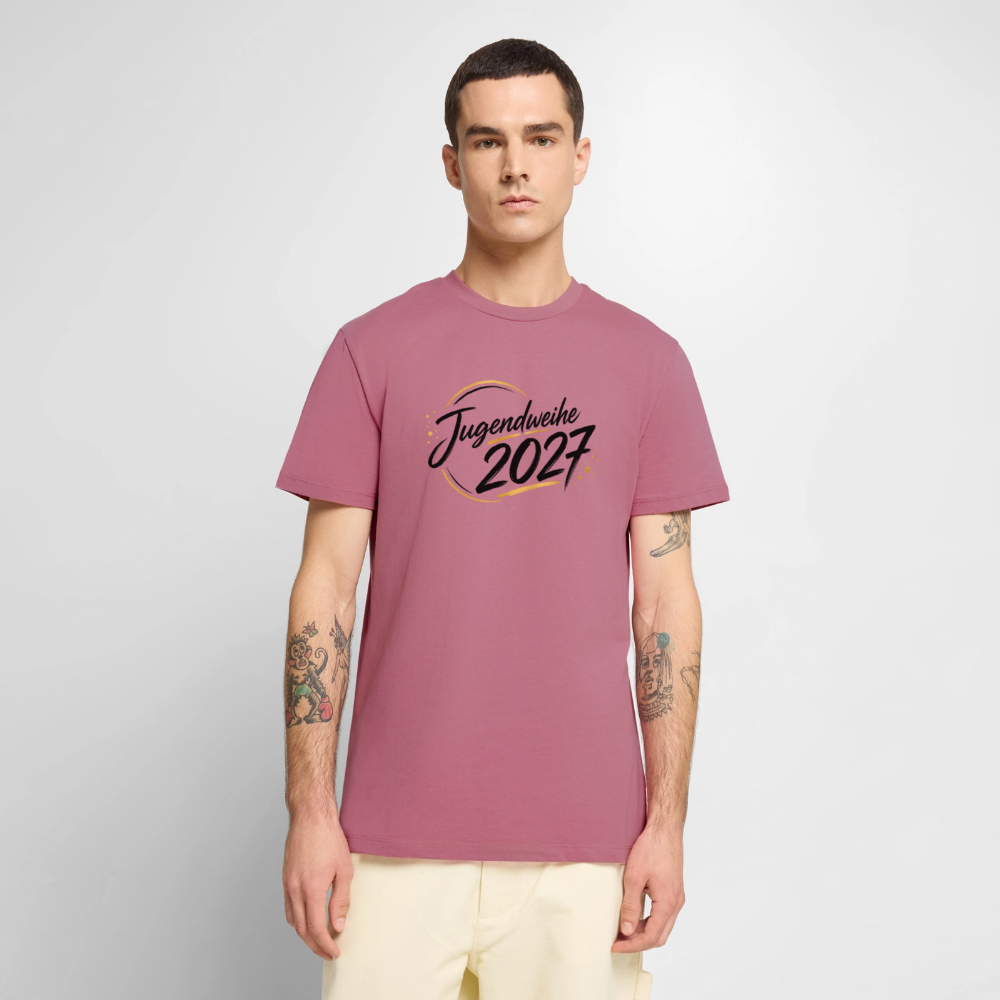 Männer Premium T-Shirt "Jahreslogo 2027" - Mauve