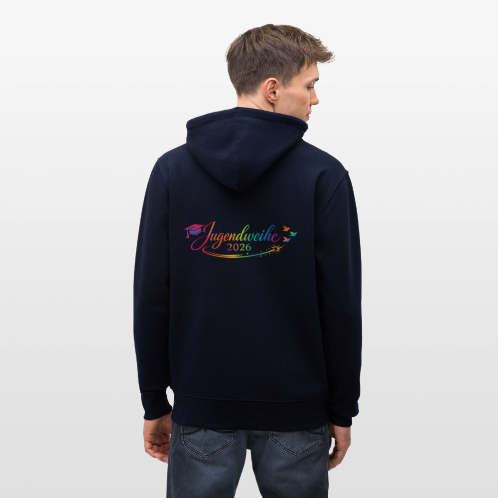 Stanley/Stella Unisex Bio-Kapuzenjacke CULTIVATOR  "Jahreslogo 2026" - Navy