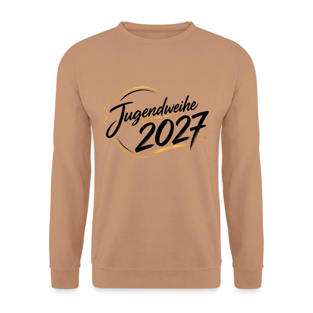 Unisex Pullover " Jahreslogo 2027" - Mocca
