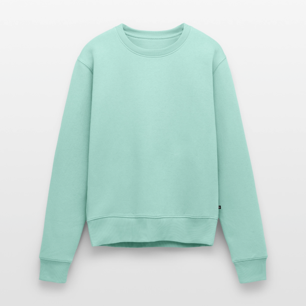 Frauen Premium Pullover " fast Erwachsen pink" - Mint 