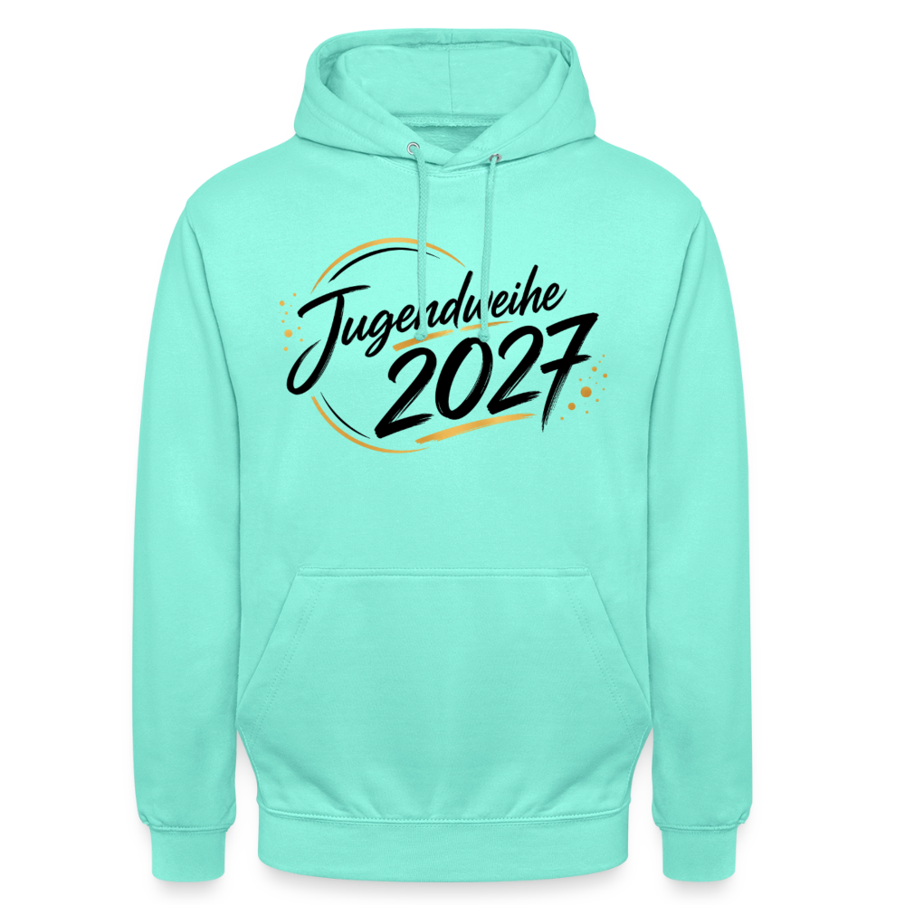Unisex Hoodie "Jahreslogo 2027" - Mint